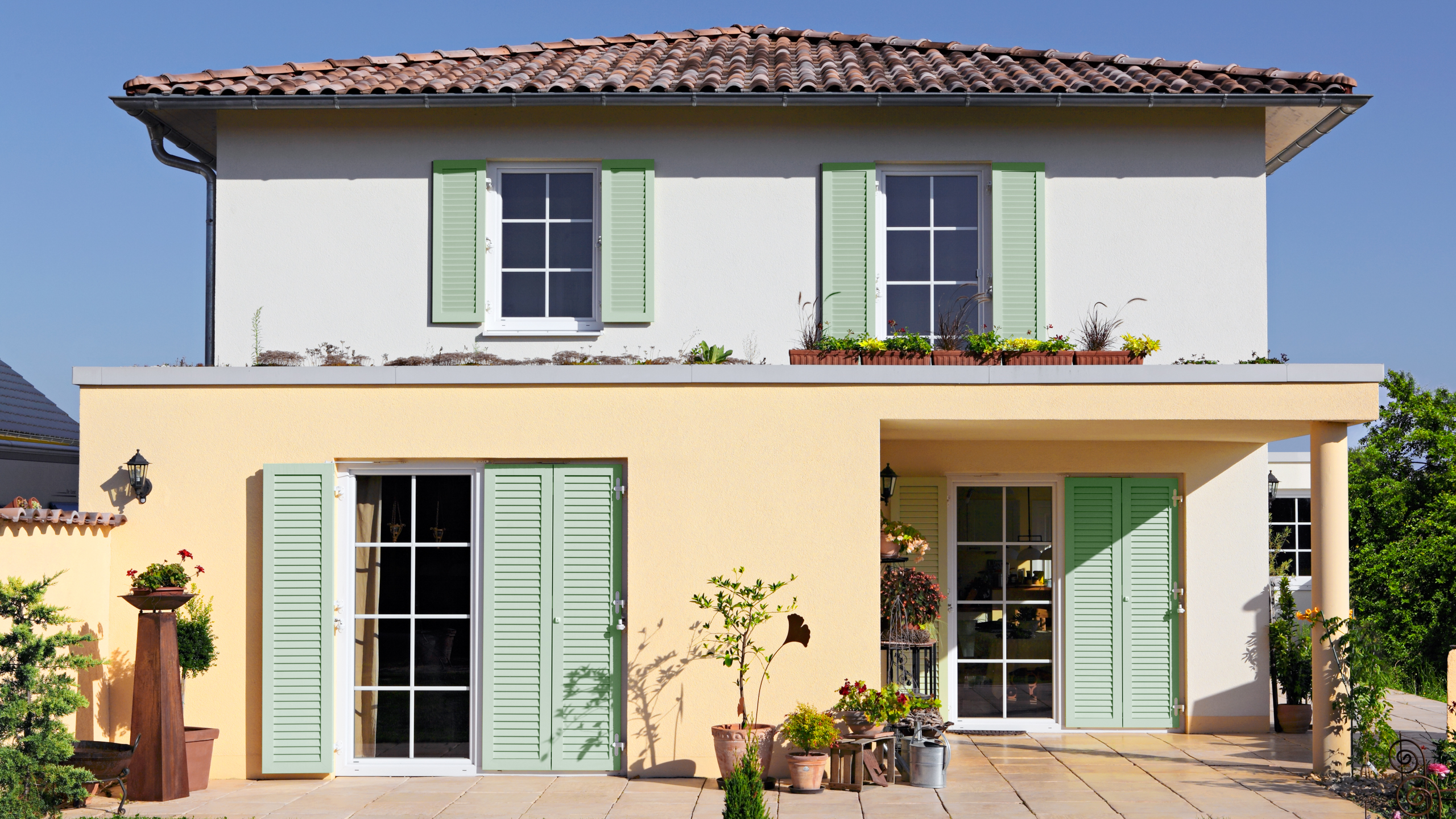 Fensterladen<br><em>Feste Lamellen</em>